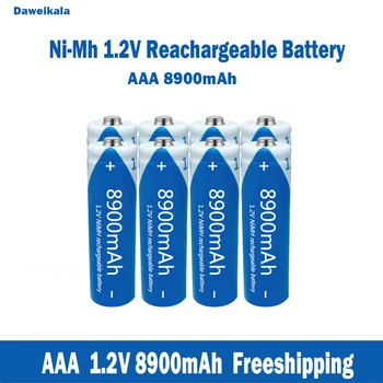 Оптовые продажи никель-водородных аккумуляторных батарей AAA 1,2 В, микрофонов KTV большой емкости 8900mAh и батареек для игрушек
