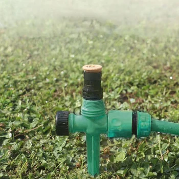 разбрызгиватель воды, вращающийся на 360 градусов, автоматическая система орошения, устойчивая к коррозии, простая установка для садового газона