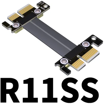 Соединительный кабель PCIe3.0 x1, док-станция для передачи сигналов TX-Rx, удлинитель перемычки 8 Гбит/с, 1X Удлинитель ленты для карты Riser Card