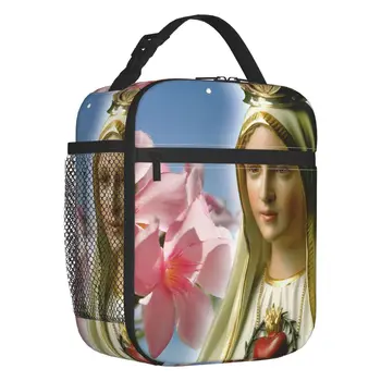 Фатимская Богоматерь, Утепленная сумка для ланча для женщин, Герметичный Термосумка католической Девы Марии, коробка для ланча, работа в офисе, школа